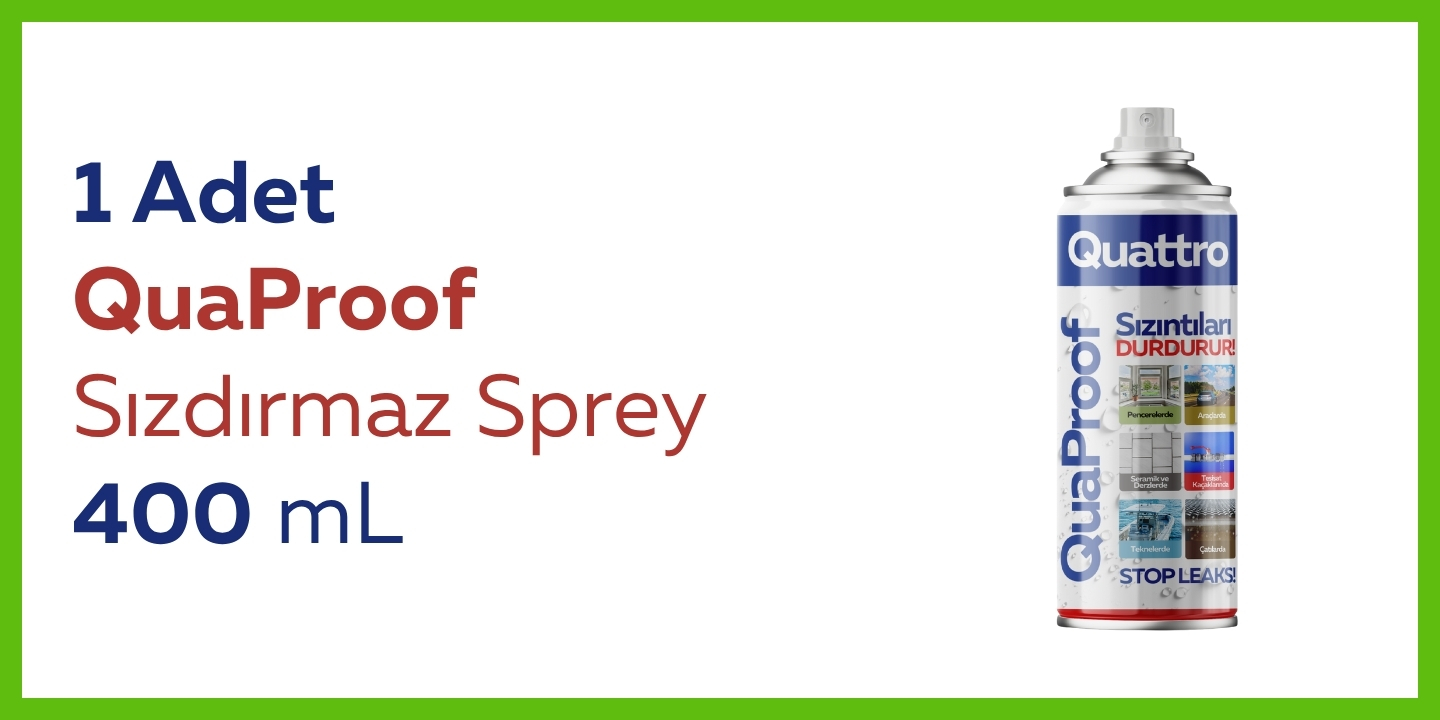 1 Adet QuaProof Sızdırmaz Sprey