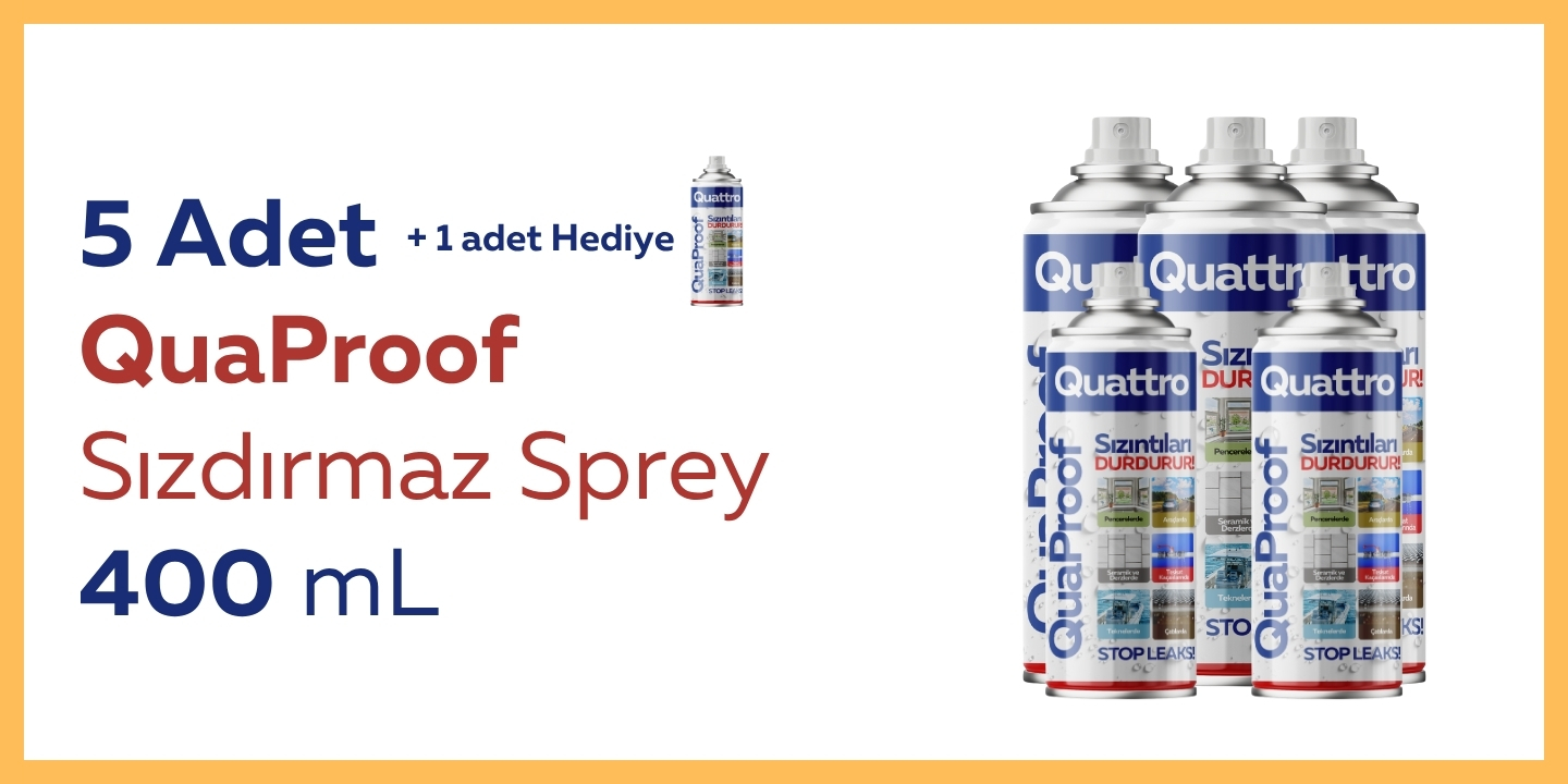 5+1 Adet QuaProof Sızdırmaz Sprey	